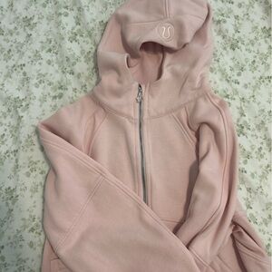 lululemon athletica Soft Pink Hooded Jacket